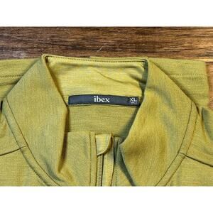 NWT Ibex Shak Lite Jacket Full Zip Merino Wool Olive Oil Green Men’s XL